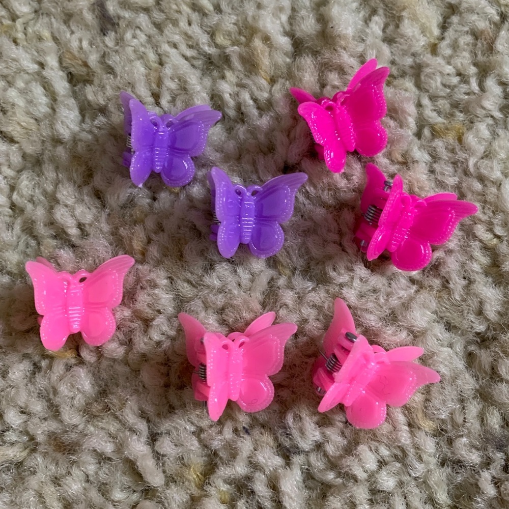 Butterfly Clips multi color Y2K/90’s/00’s style